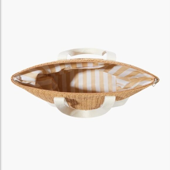 Show Me Your Mumu Sunseeker Tote Natural & Ivory Beach Bag OS - Picture 5 of 9